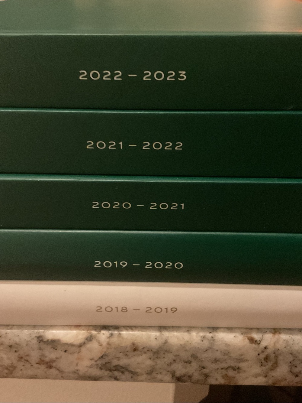 Rolex Green and Cream Yearly Catalog Stack, with the latest designs &  changes